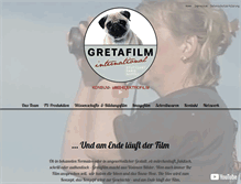Tablet Screenshot of gretafilm.de